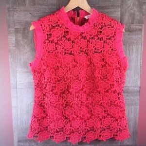 Pink Ruffled One-Shoulder Top